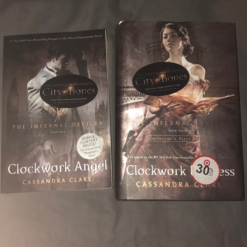 Book One & Book Three of “Clockwork” Series